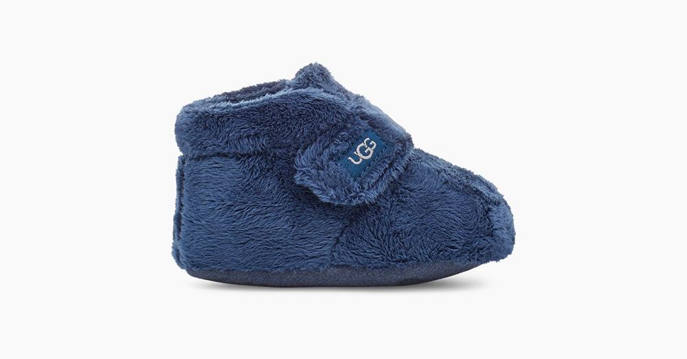 Ugg Bixbee And Lovey Blanket - Kids Bootie - Navy - NZ (6175RUZIM)